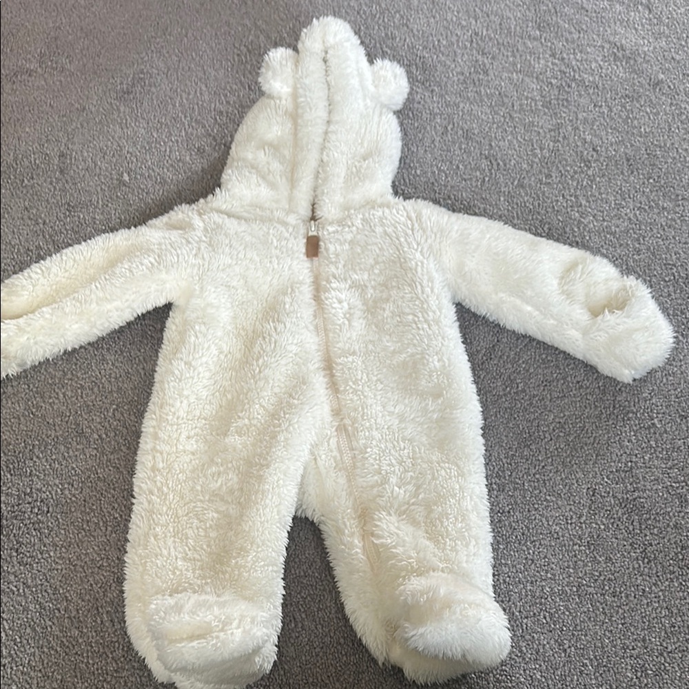 Carter's Cream Footies Plush Sherpa